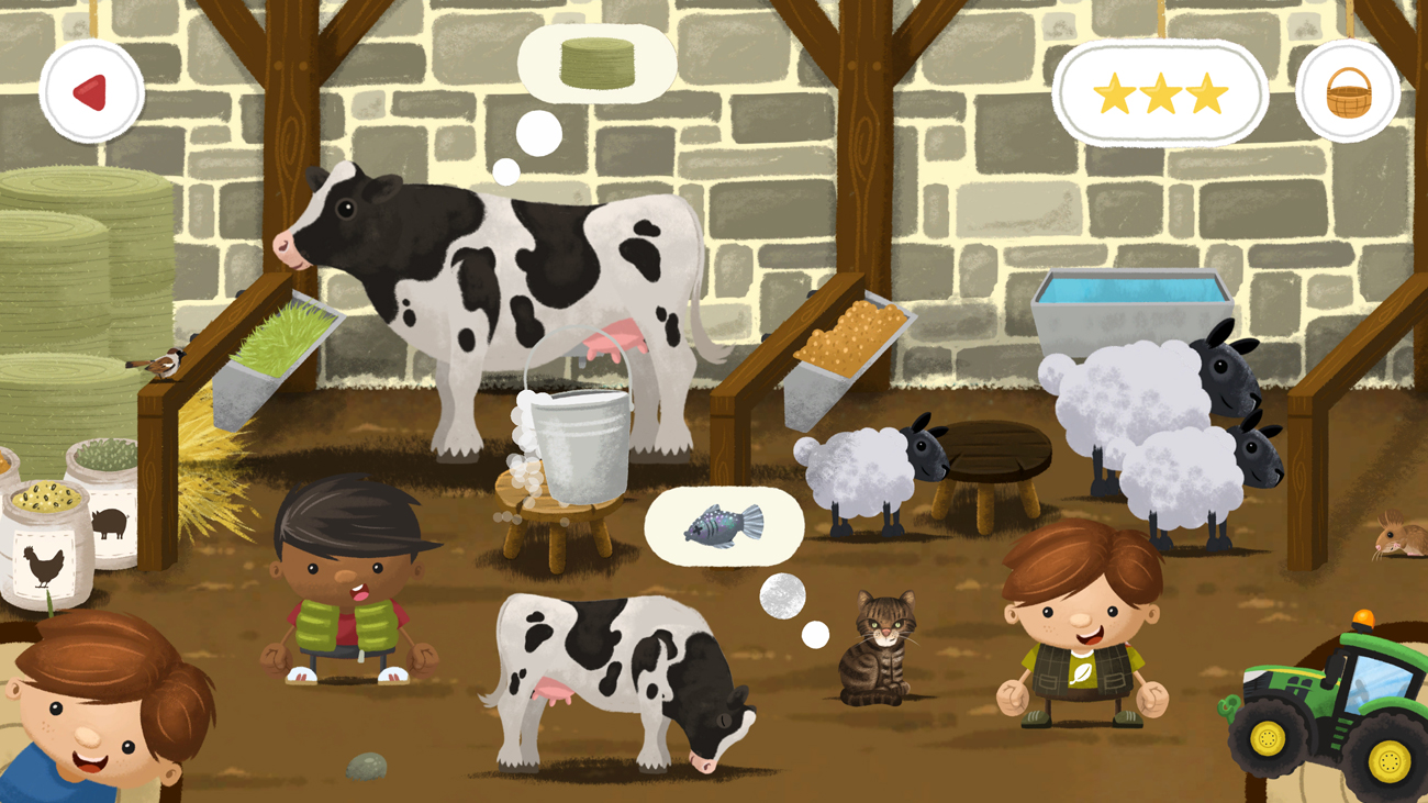 Zrzut ekranu screenshot z gry Farming Simulator Kids