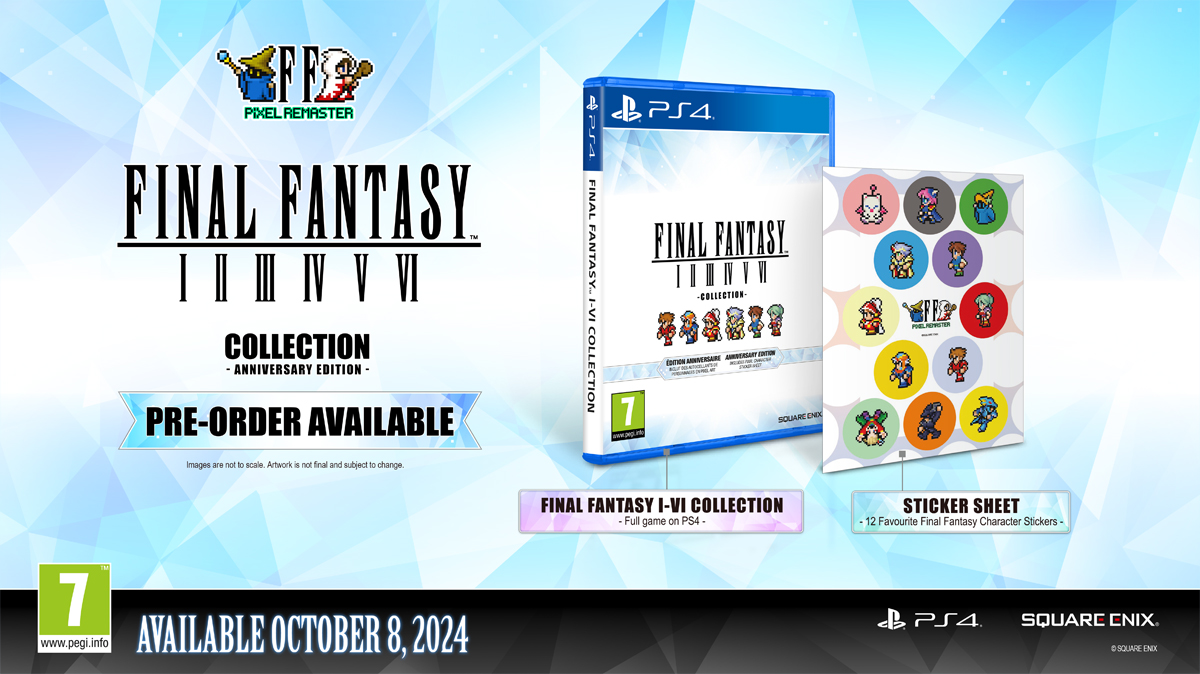 Zestaw Final Fantasy I-VI Collection Anniversary Edition na PlayStation 4