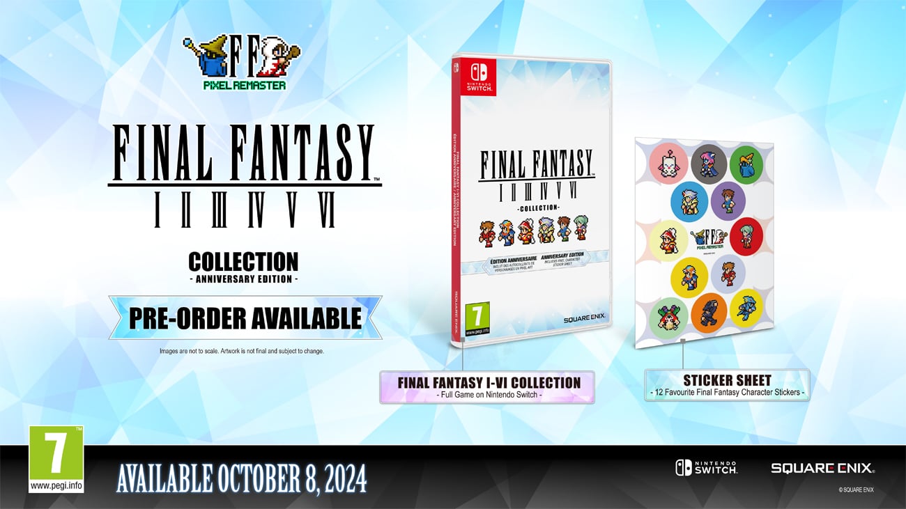 Zestaw Final Fantasy I-VI Collection Anniversary Edition na Nintendo Switch