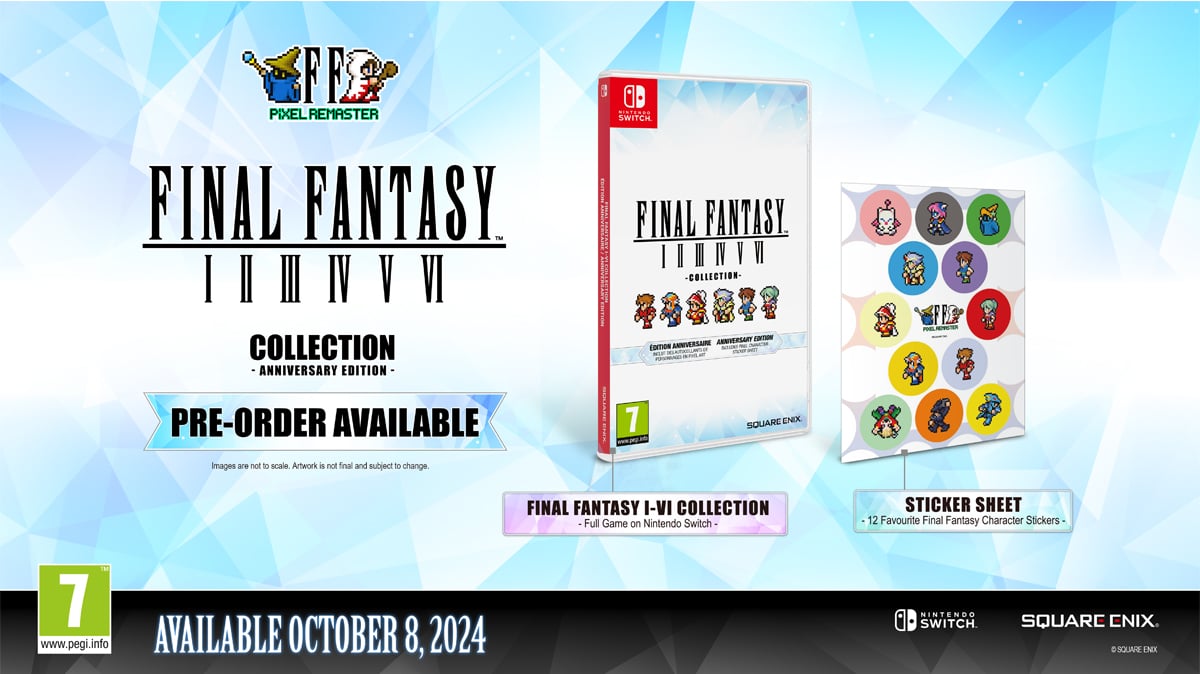 Zestaw Final Fantasy I-VI Collection Anniversary Edition na Nintendo Switch