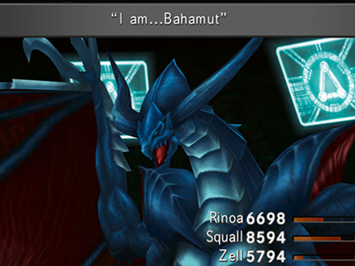 Zrzut ekranu screenshot z gry Final Fantasy VIII Remastered
