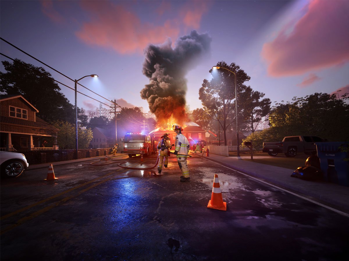 Grafika key art z gry Firefighting Simulator: Ignite