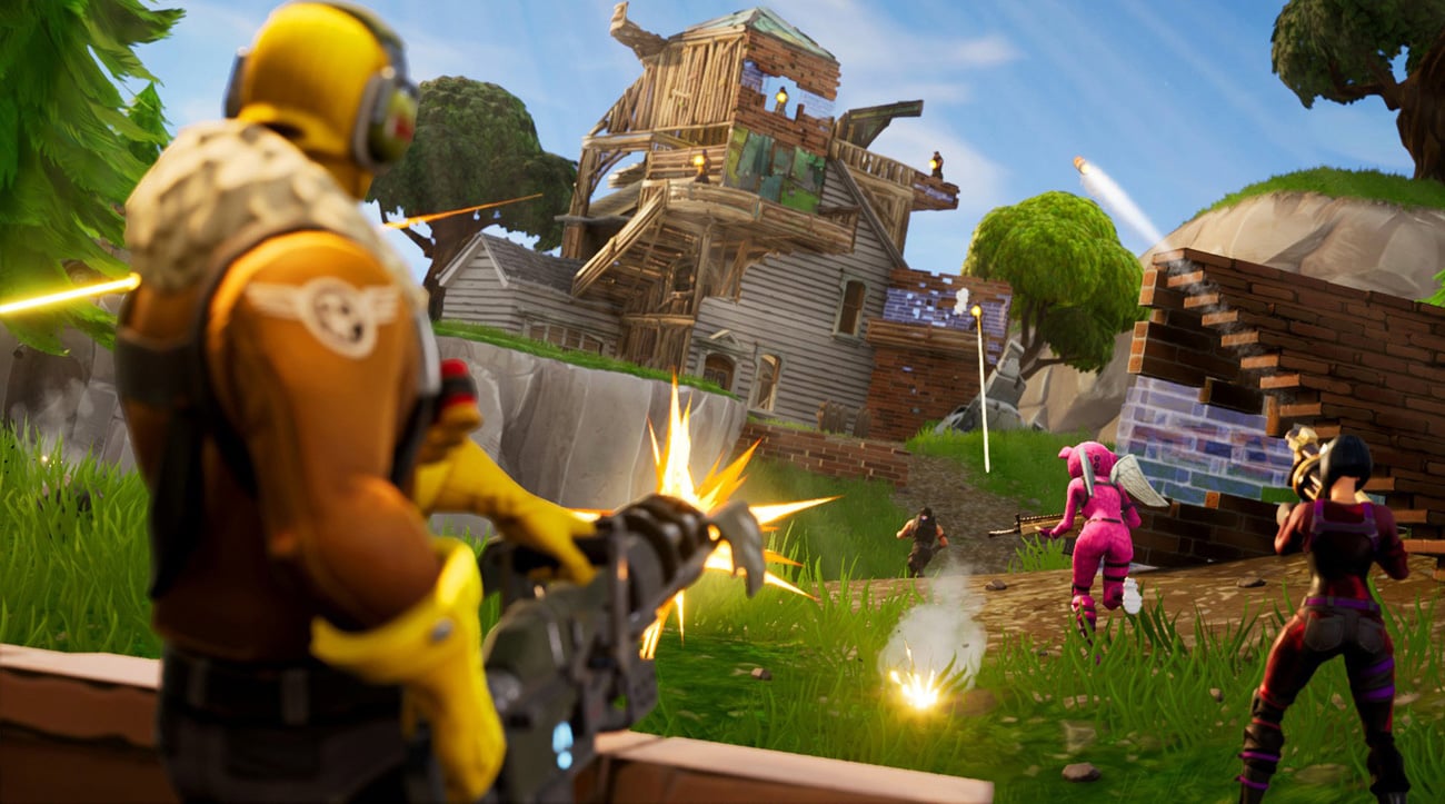 Zrzut ekranu z gry Fortnite