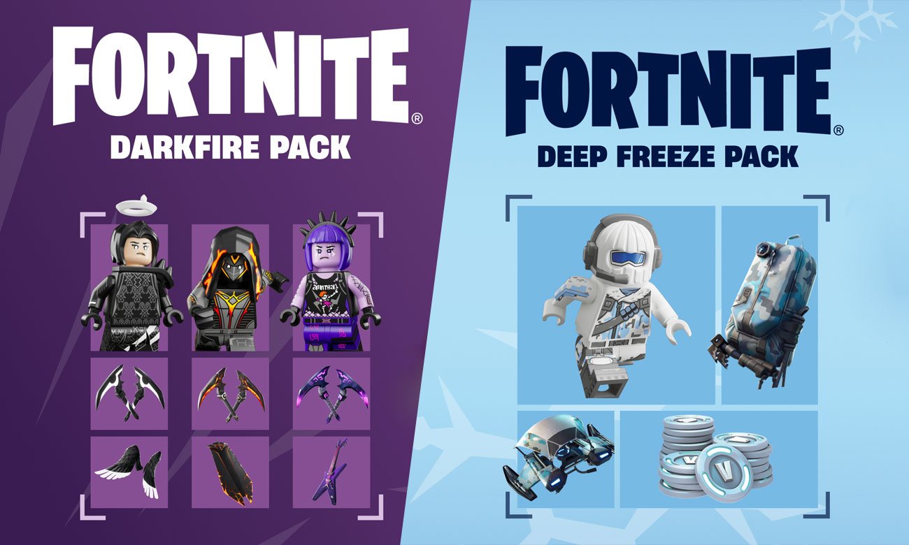 Fortnite – Zestaw Płomień Mroku i Lód + 1 000 V-dolców