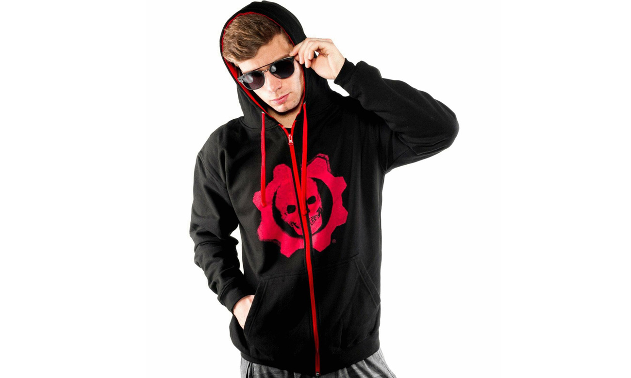 Bluza Gears of War 4 Red Omen Hoodie in Black - rozmiar L