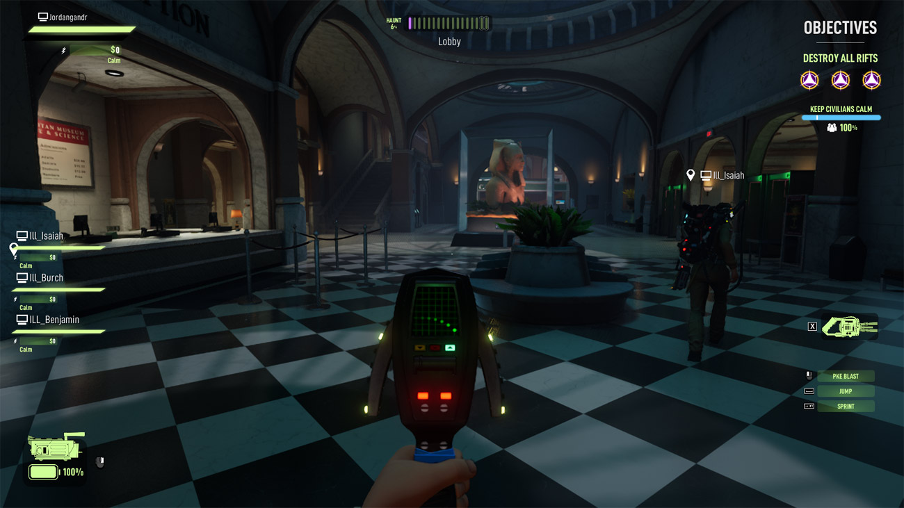Zrzut ekranu z gry Ghostbusters: Spirits Unleashed