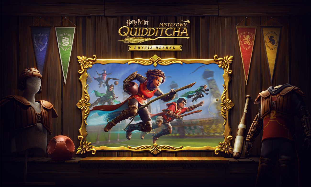 Grafika key art z gry Harry Potter Mistrzowie Quidditcha Edycja Deluxe