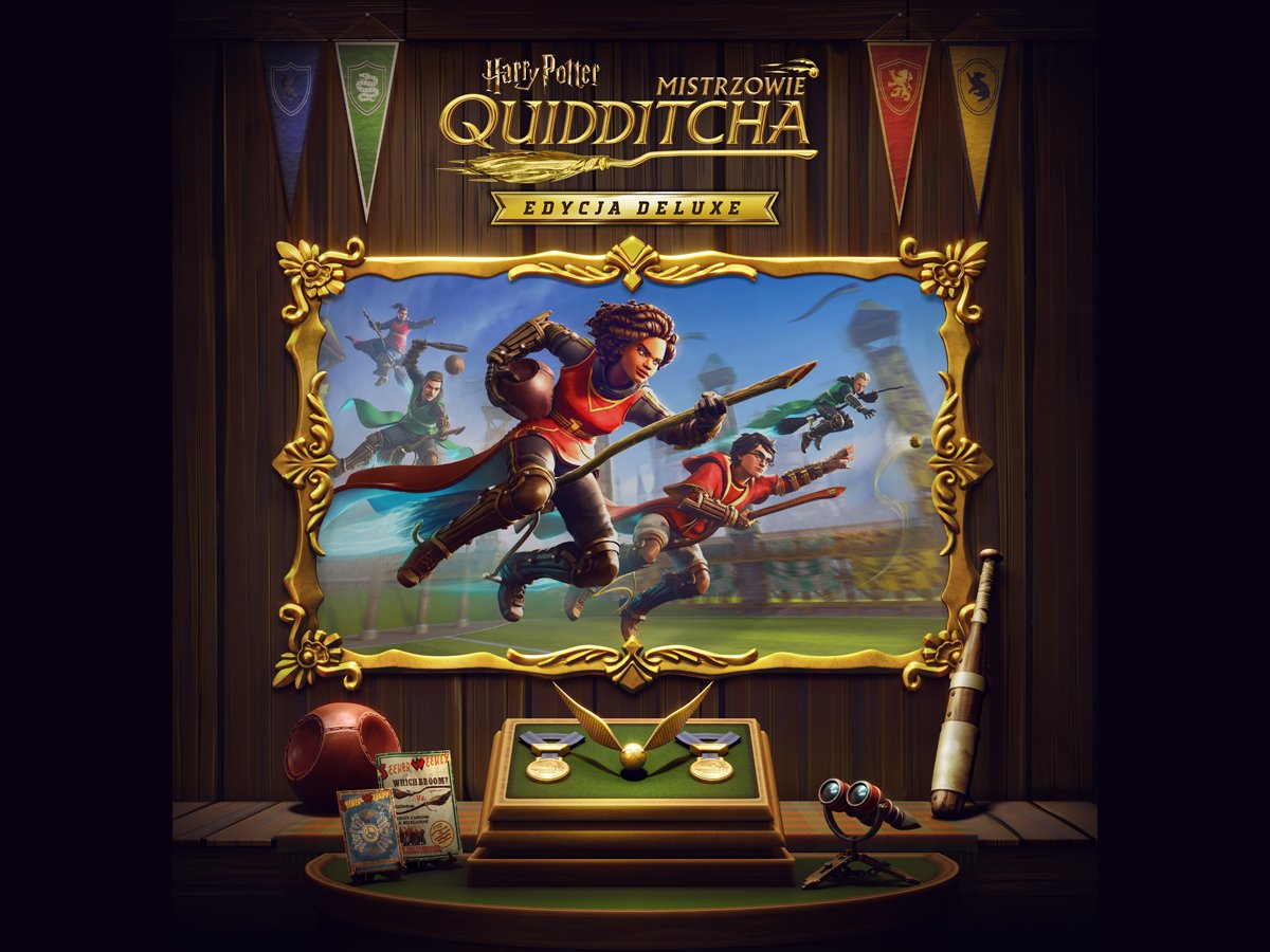 Grafika key art z gry Harry Potter Mistrzowie Quidditcha Edycja Deluxe