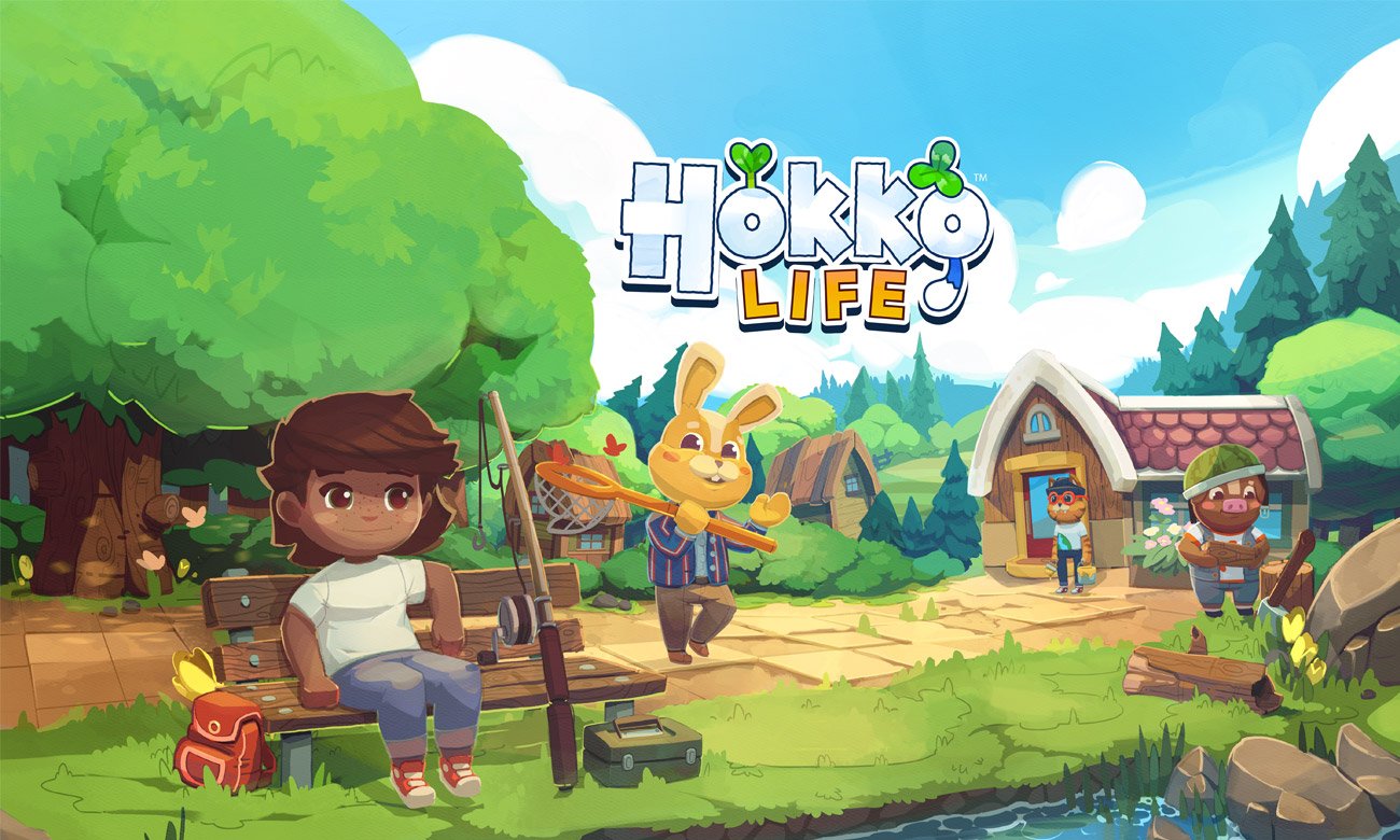 Grafika keyart z gry Hokko Life
