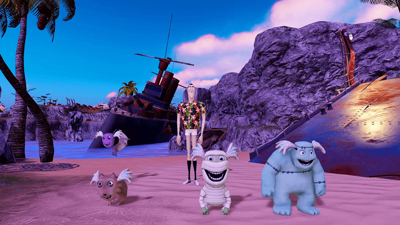 Zrzut ekranu screenshot z gry Hotel Transylvania 3: Monsters Overboard