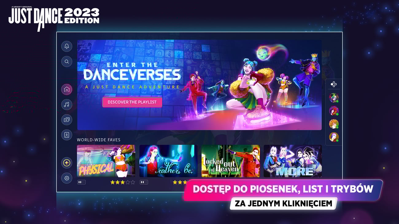 Zrzut ekranu z gry Just Dance 2023