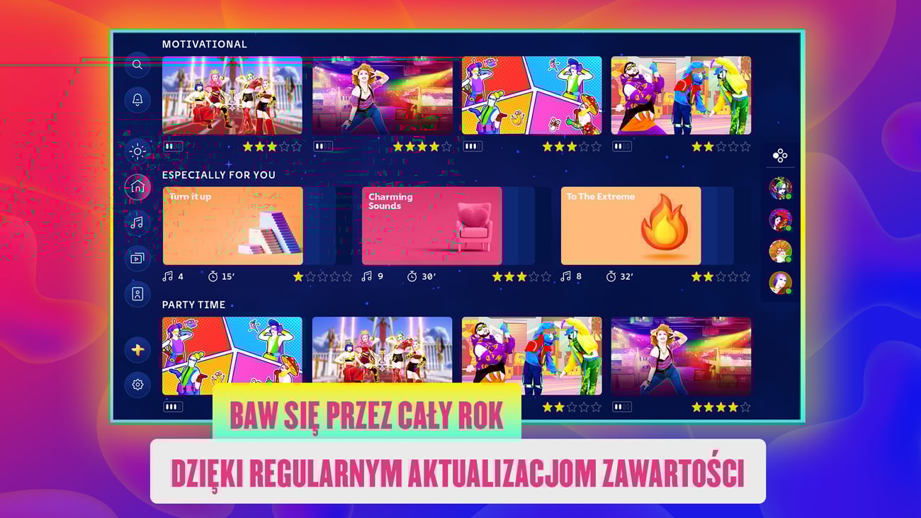 Zrzut ekranu screenshot z gry Just Dance 2024