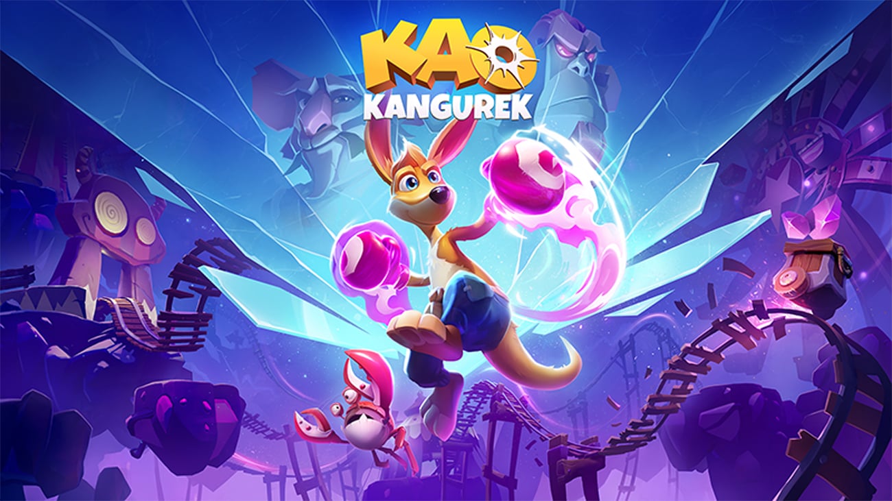 Grafika key art z gry Kangurek Kao
