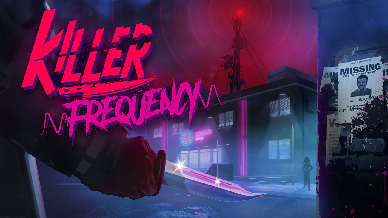 Grafika key art z gry Killer Frequency
