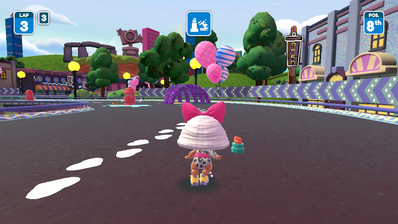 Zrzut ekranu screenshot z gry L.O.L. Surprise! Roller Dreams Racing