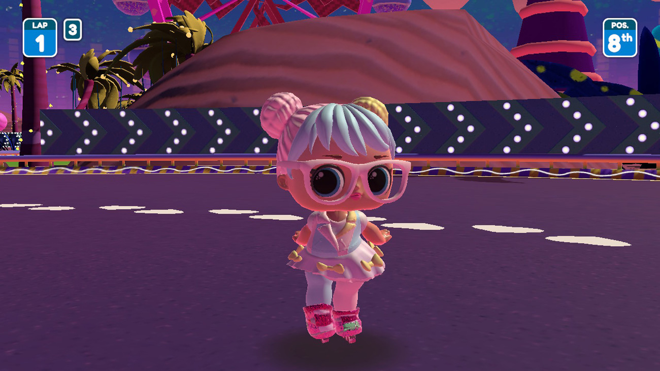 Zrzut ekranu screenshot z gry L.O.L. Surprise! Roller Dreams Racing