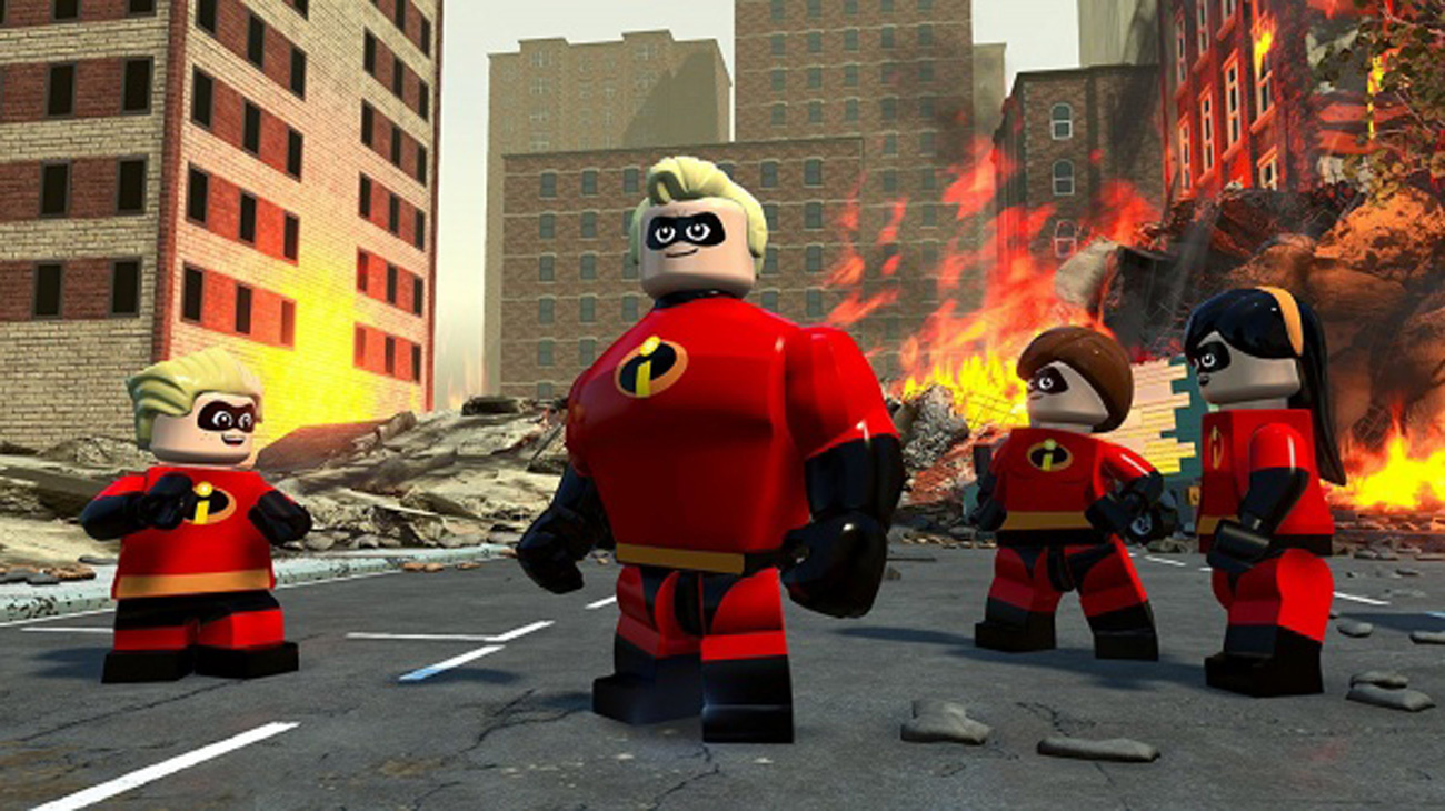 Zrzut ekranu z gry LEGO Iniemamocni