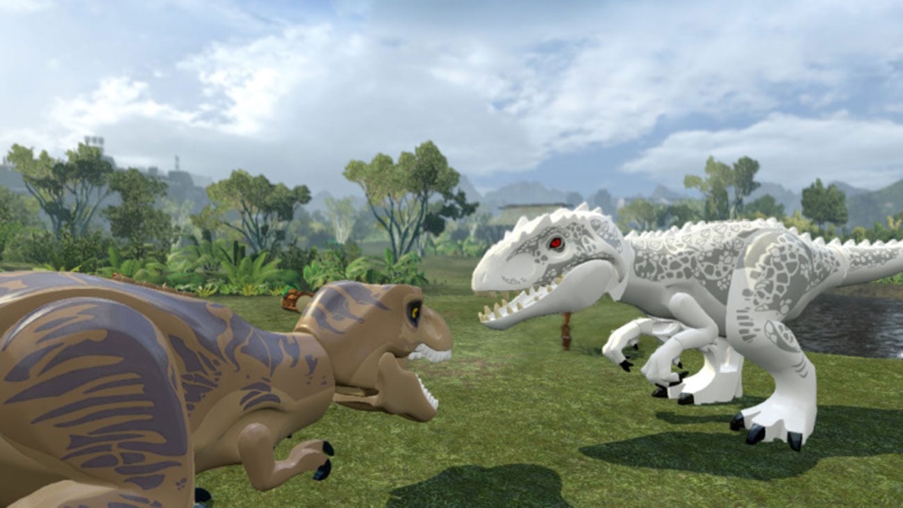Zrzut ekranu z gry LEGO Jurassic World