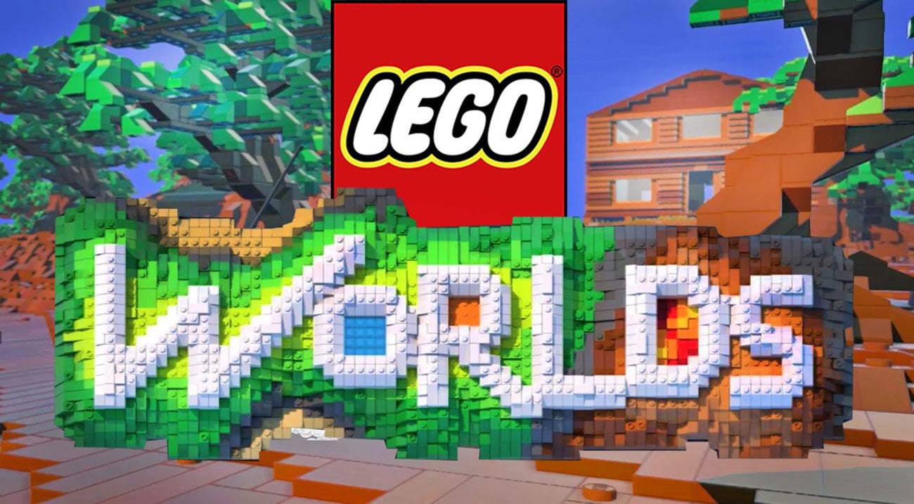 Gra LEGO Worlds - Grafika keyart logo