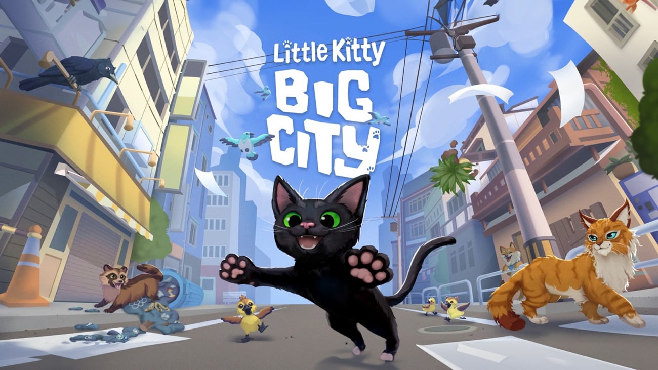 Grafika key art z gry Little Kitty, Big City