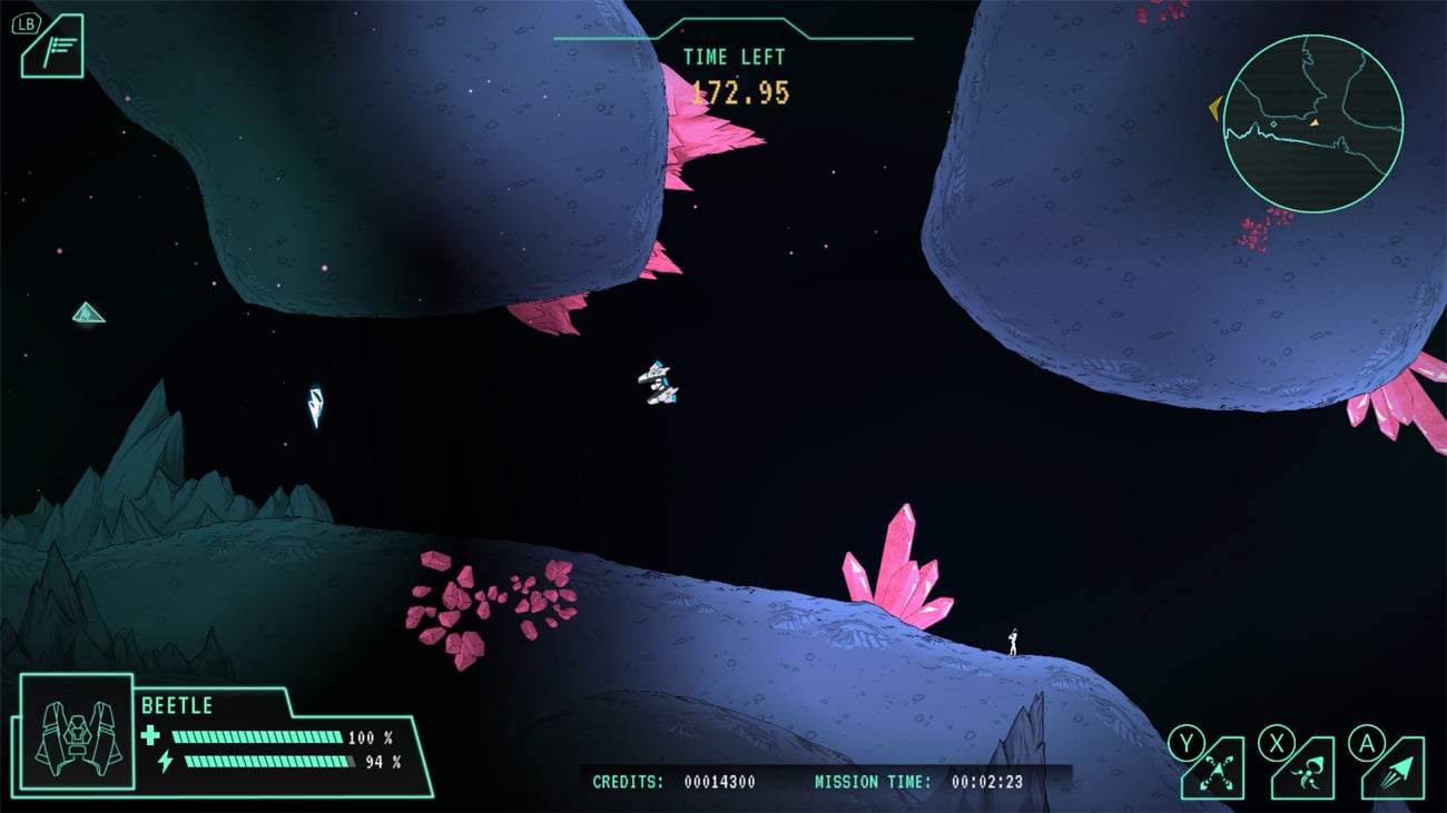 Zrzut ekranu screenshot z gry Lunar Lander Beyond