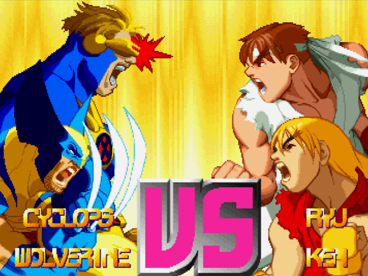 Zrzut ekranu screenshot z MARVEL vs. CAPCOM Fighting Collection: Arcade Classics