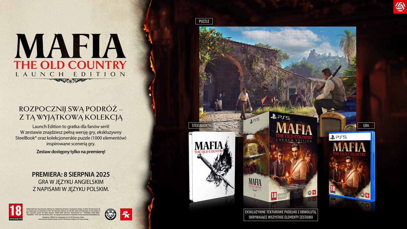 Zawartość Mafia The Old Country Launch Edition