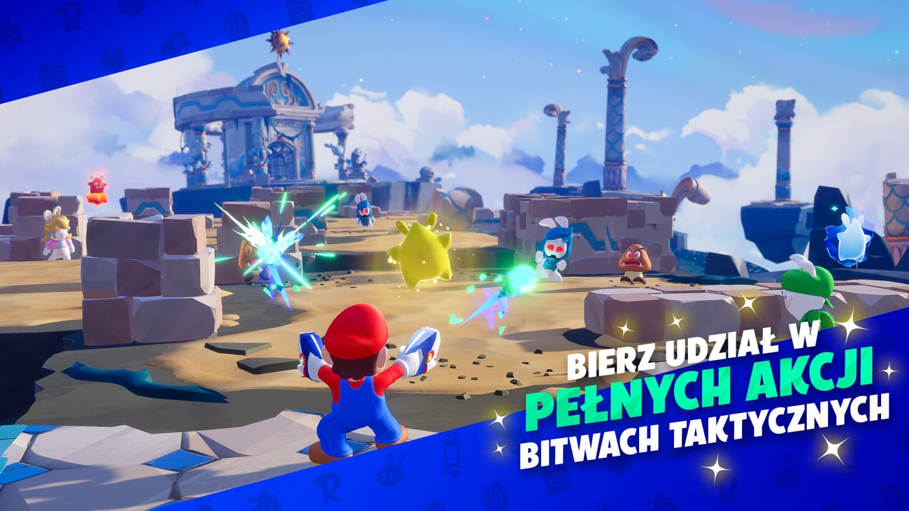 Zrzut ekranu screenshot z gry Mario + Rabbids Sparks of Hope