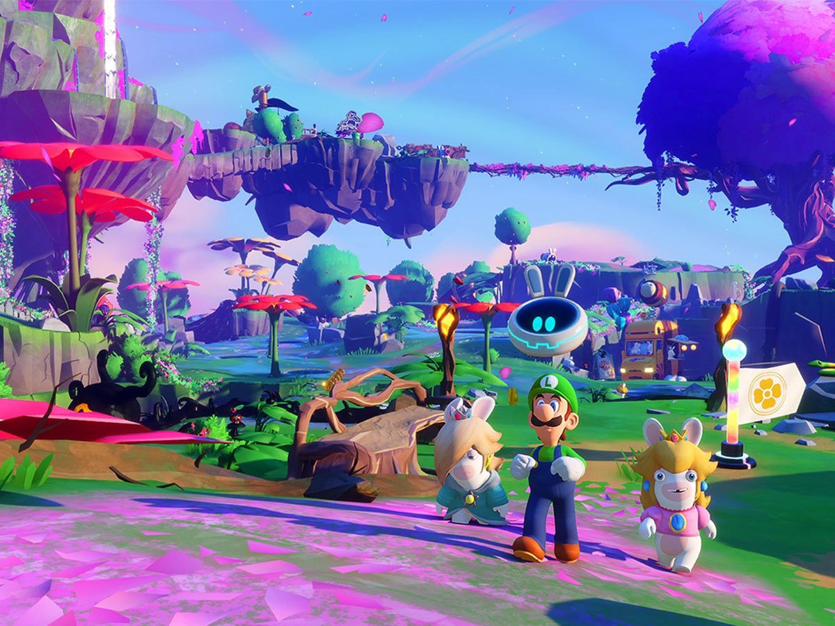 Zrzut ekranu screenshot z gry Mario + Rabbids: Sparks of Hope