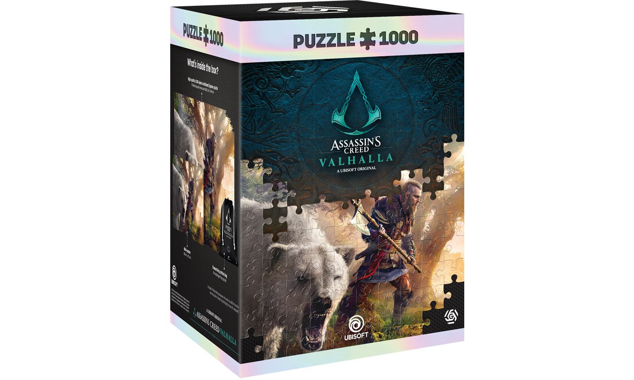 Assassins Creed Valhalla: Eivor & Polar Bear Puzzles 1000 box