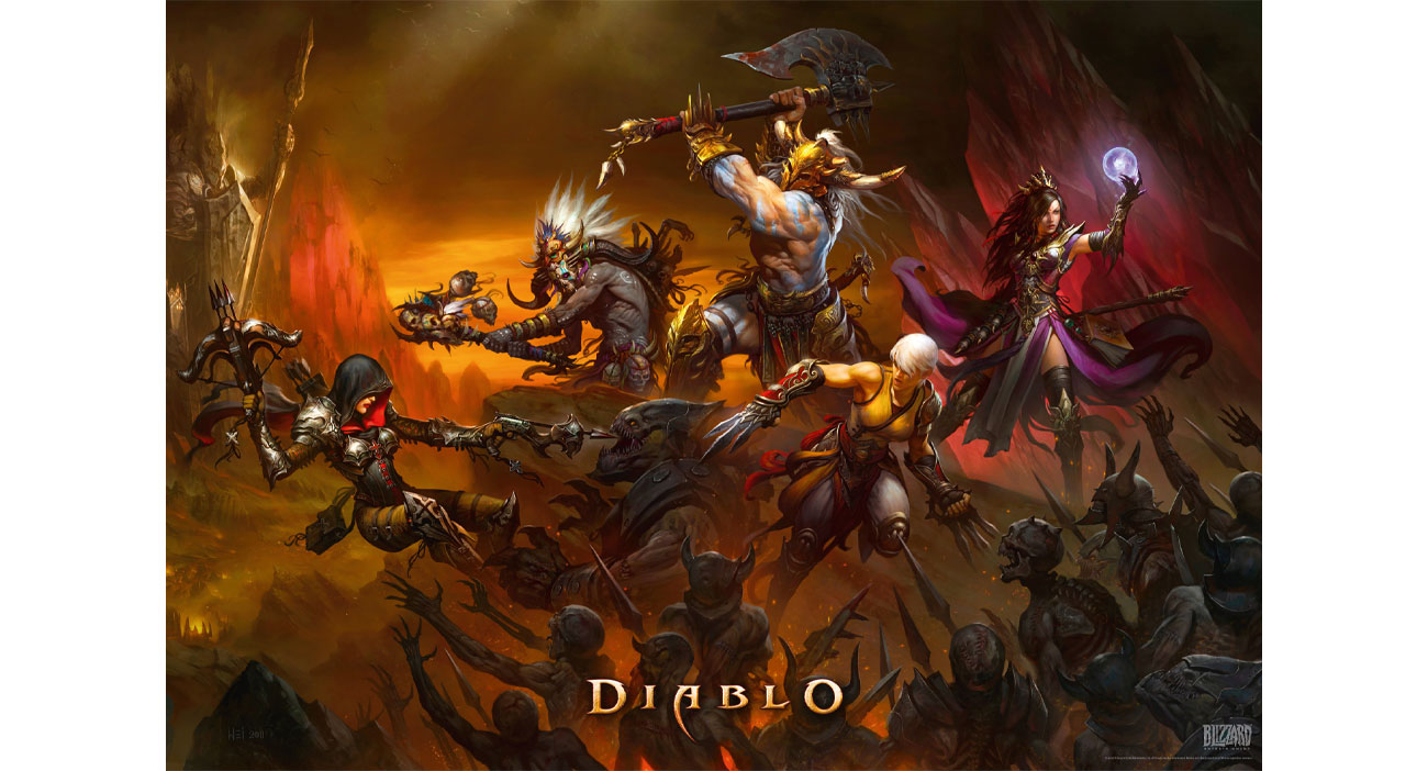 Diablo Heroes Battle Puzzles 1000 grafika