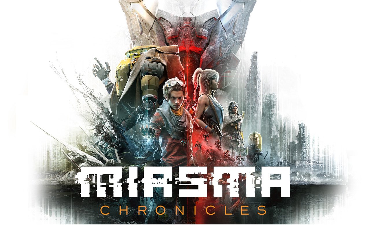 Grafika key art z gry Miasma Chronicles
