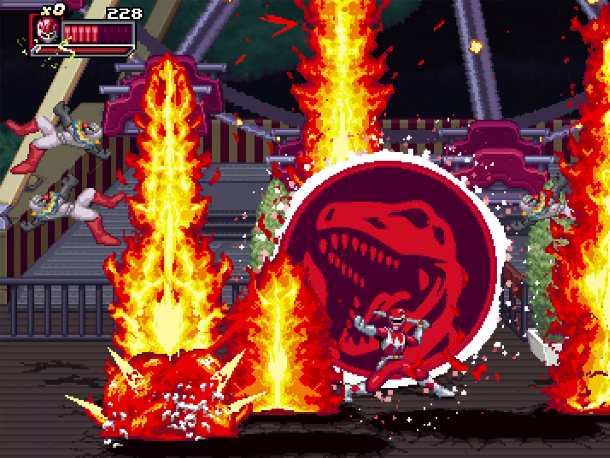 Zrzut ekranu screenshot z gry Mighty Morphin Power Rangers: Rita's Rewind