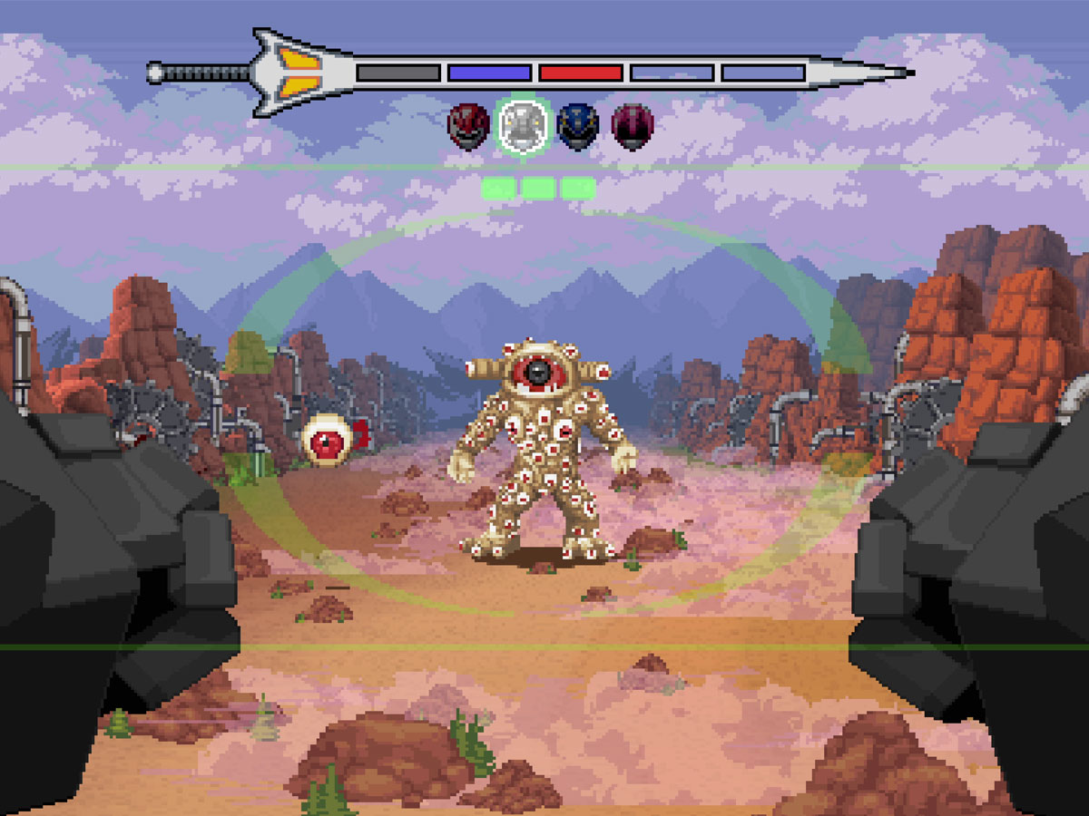 Zrzut ekranu screenshot z gry Mighty Morphin Power Rangers: Rita's Rewind