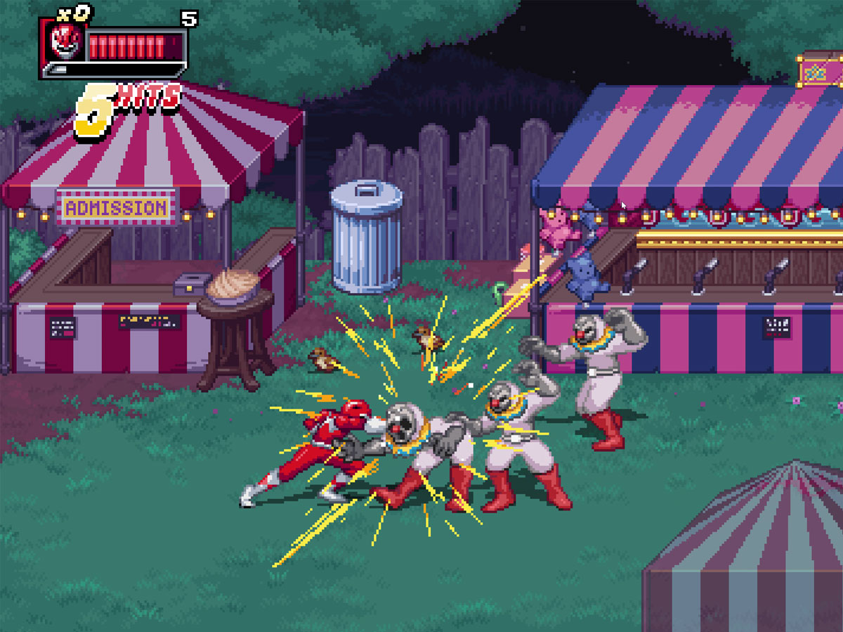 Zrzut ekranu screenshot z gry Mighty Morphin Power Rangers: Rita's Rewind