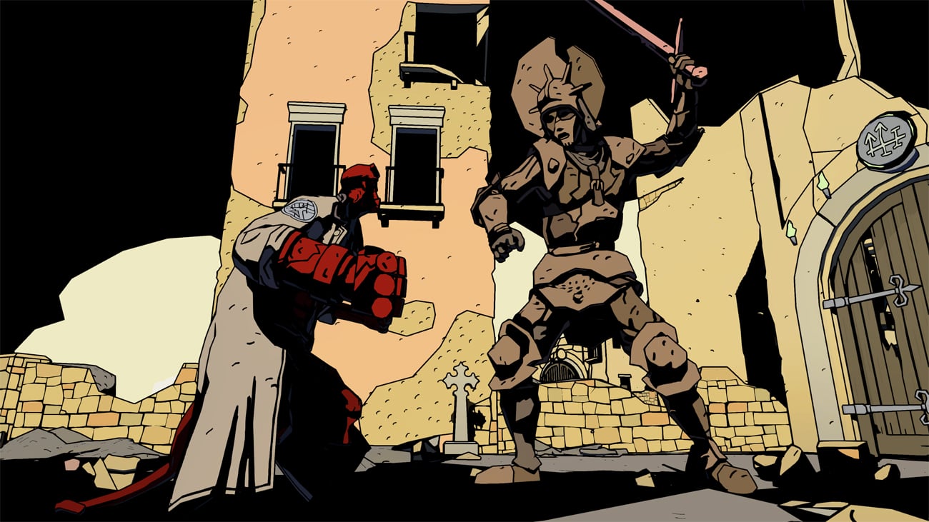 Zrzut ekranu screenshot z gry Mike Mignola's Hellboy: Web of Wyrd