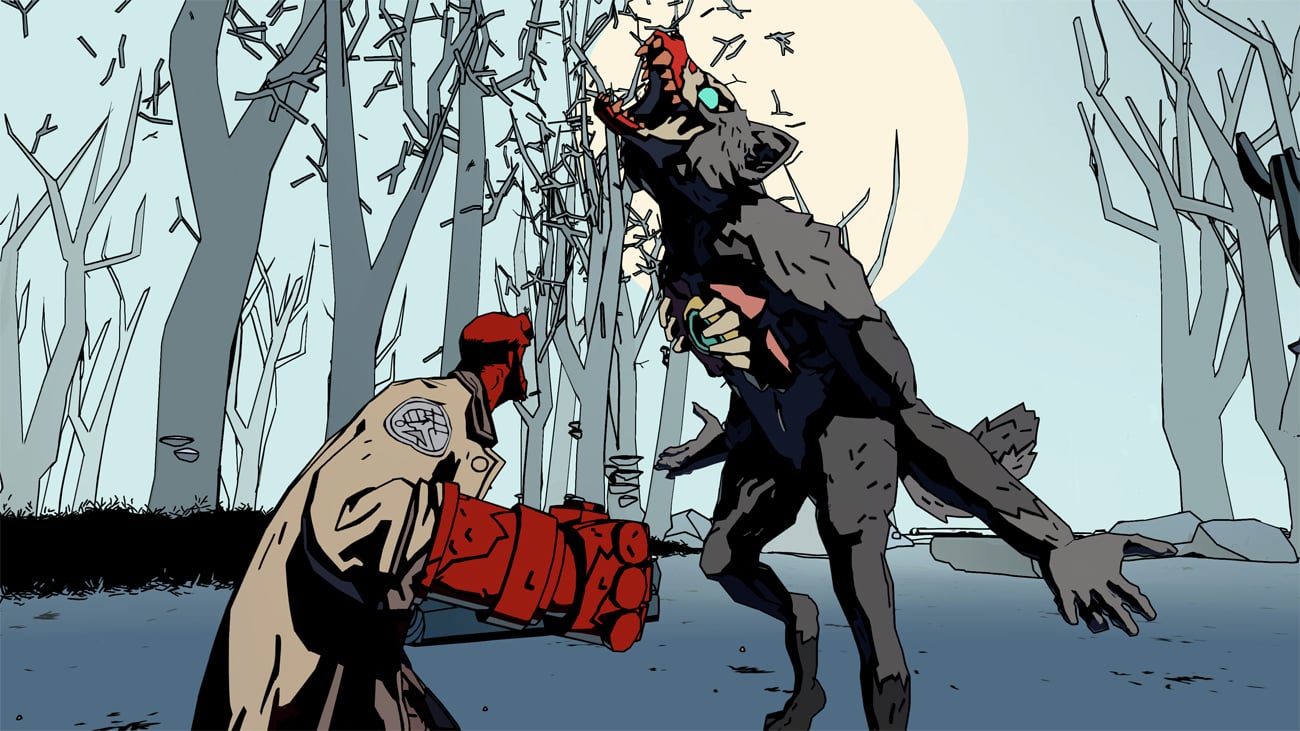 Zrzut ekranu screenshot z gry Mike Mignola's Hellboy: Web of Wyrd