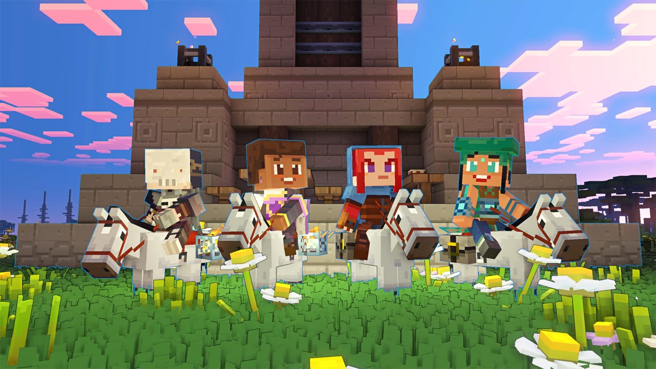 Zrzut ekranu z gry Minecraft Legends