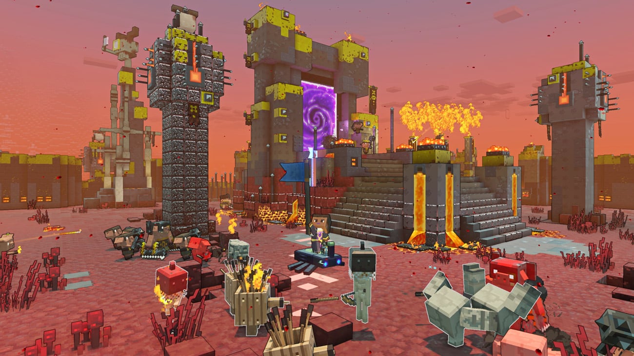 Zrzut ekranu z gry Minecraft Legends