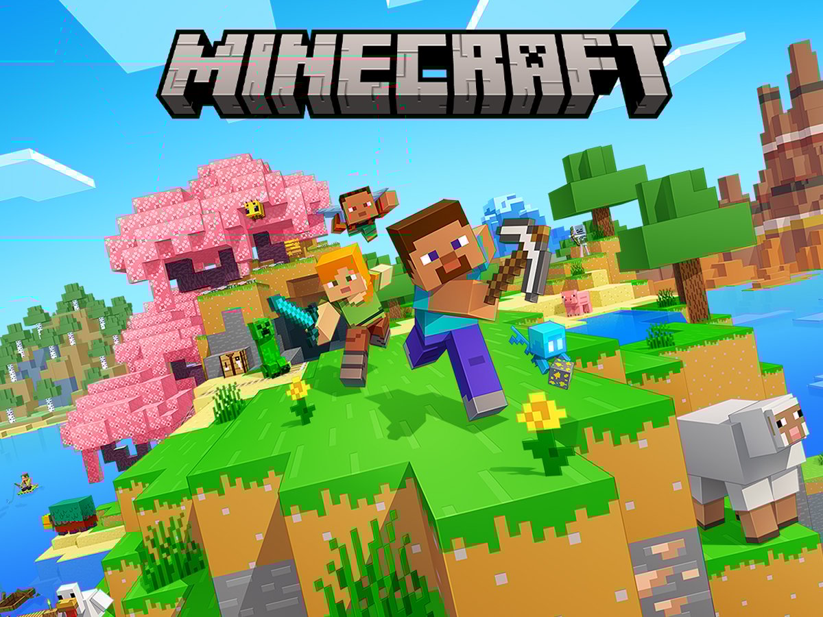 Grafika key art z gry Minecraft
