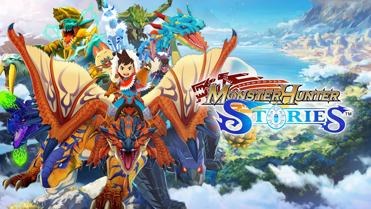 Grafika key art z Monster Hunter Stories Collection