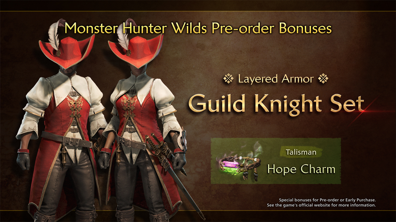 Dodatek do zamówień przedsprzedażowych gry Monster Hunter Wilds