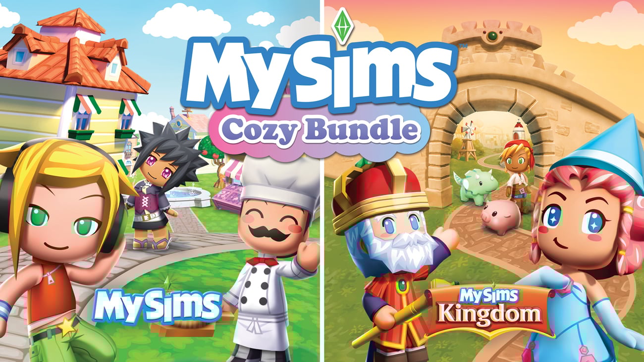 Grafika key art z MySims Cozy Bundle