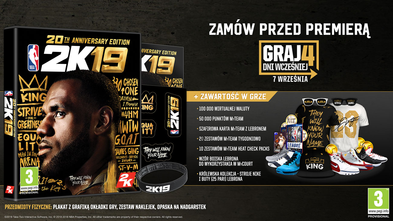 NBA 2K19 20th Anniversary Edition
