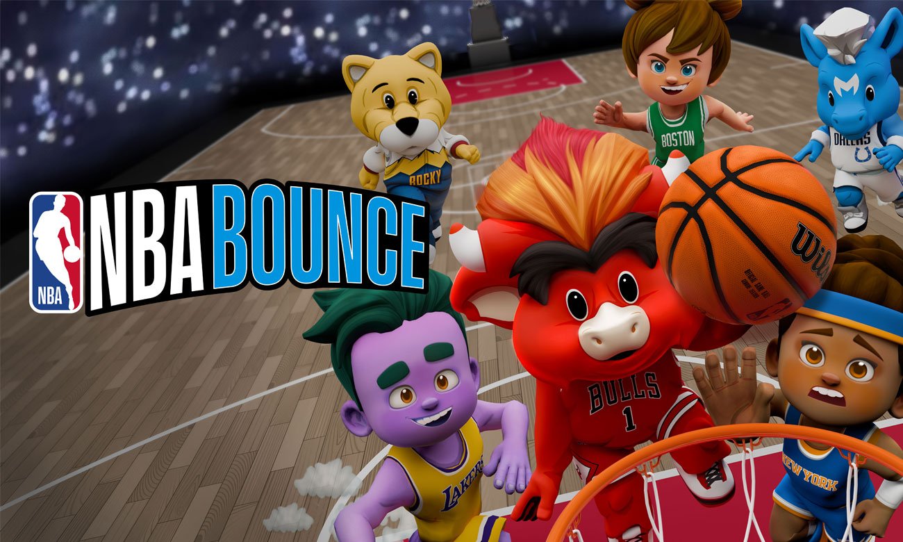 Grafika key art z gry NBA BOUNCE