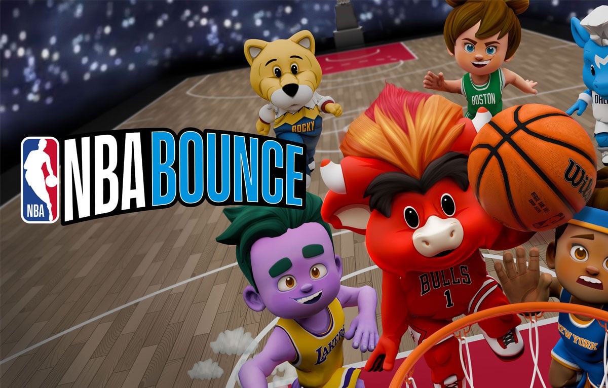 Grafika key art z gry NBA BOUNCE