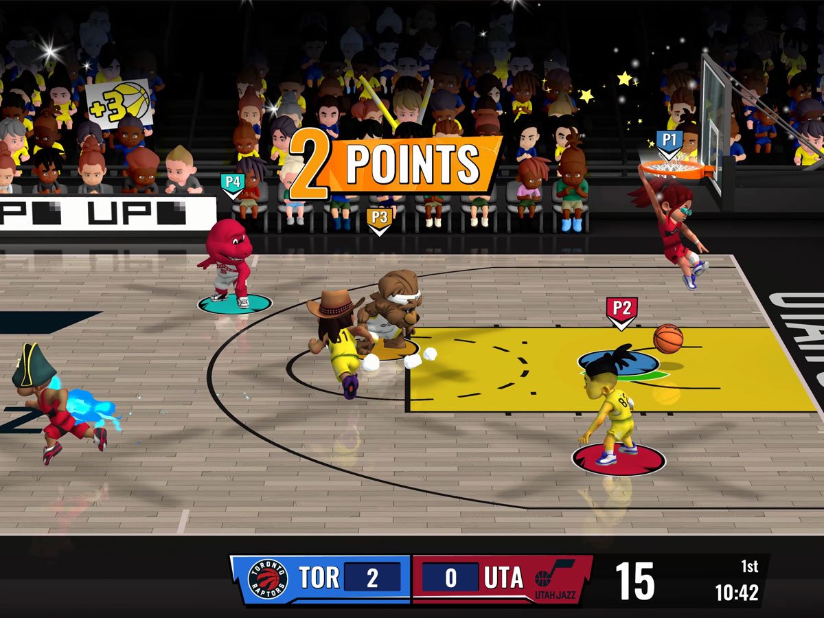 Zrzut ekranu screenshot z gry NBA BOUNCE