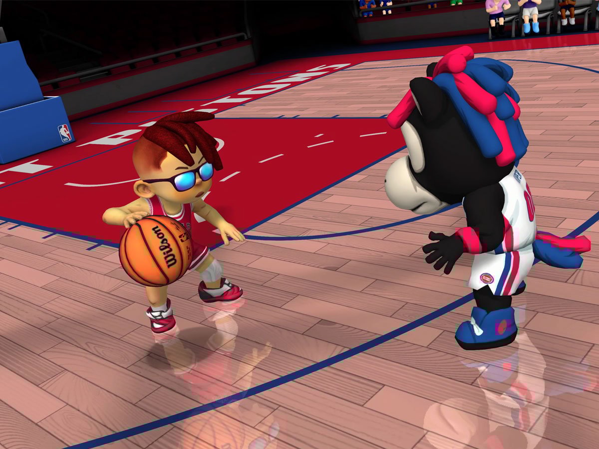 Zrzut ekranu screenshot z gry NBA BOUNCE