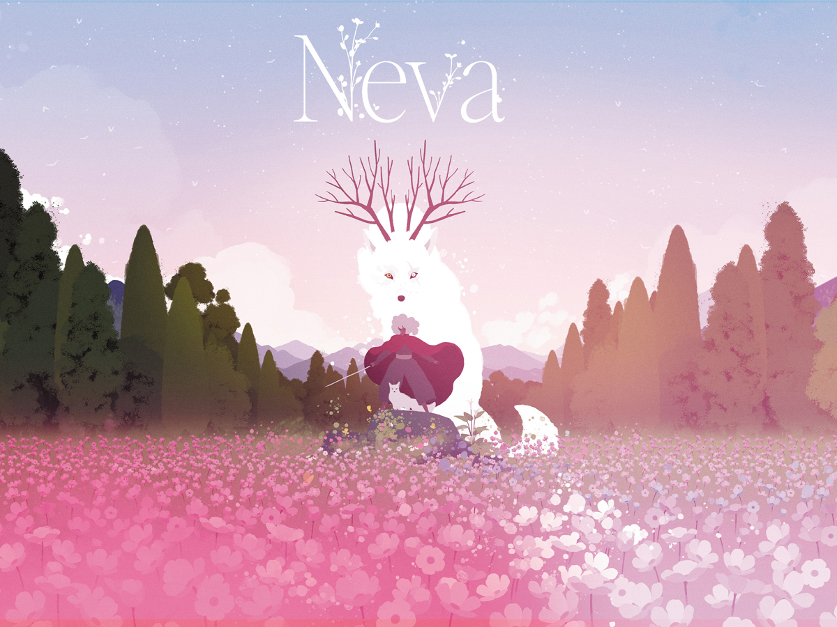Grafika key art z gry Neva