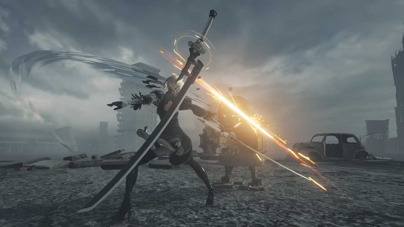 Zrzut ekranu z gry NieR:Automata The End of YoRHa Edition